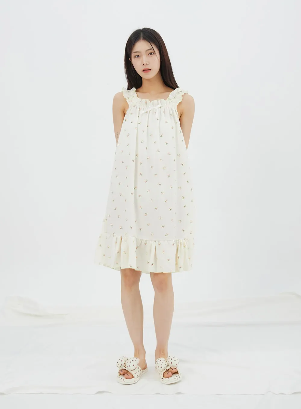 Flower Print Nightgown IY323