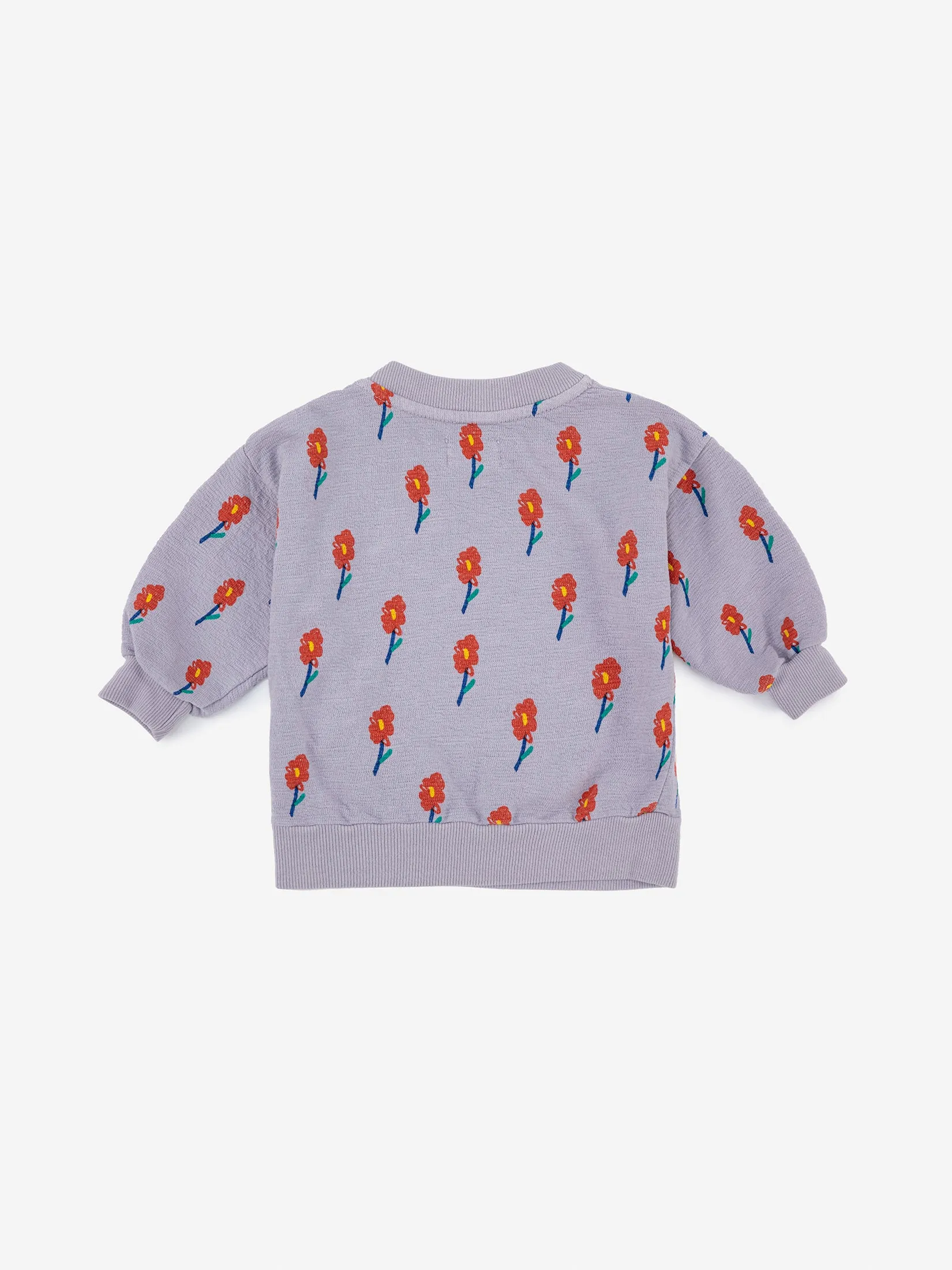 FLOWERS ALL OVER SWEATSHIRT