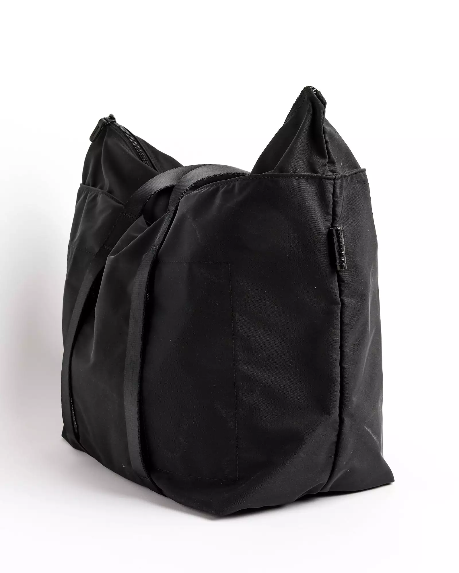 Gabardine Tote in Black