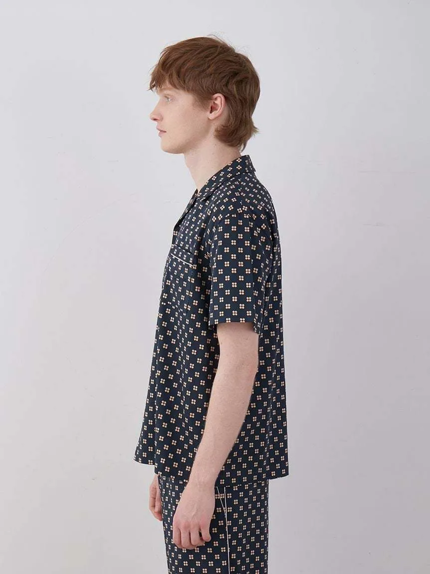 gelato pique  |Dots Cotton Short Sleeves Logo Shirts