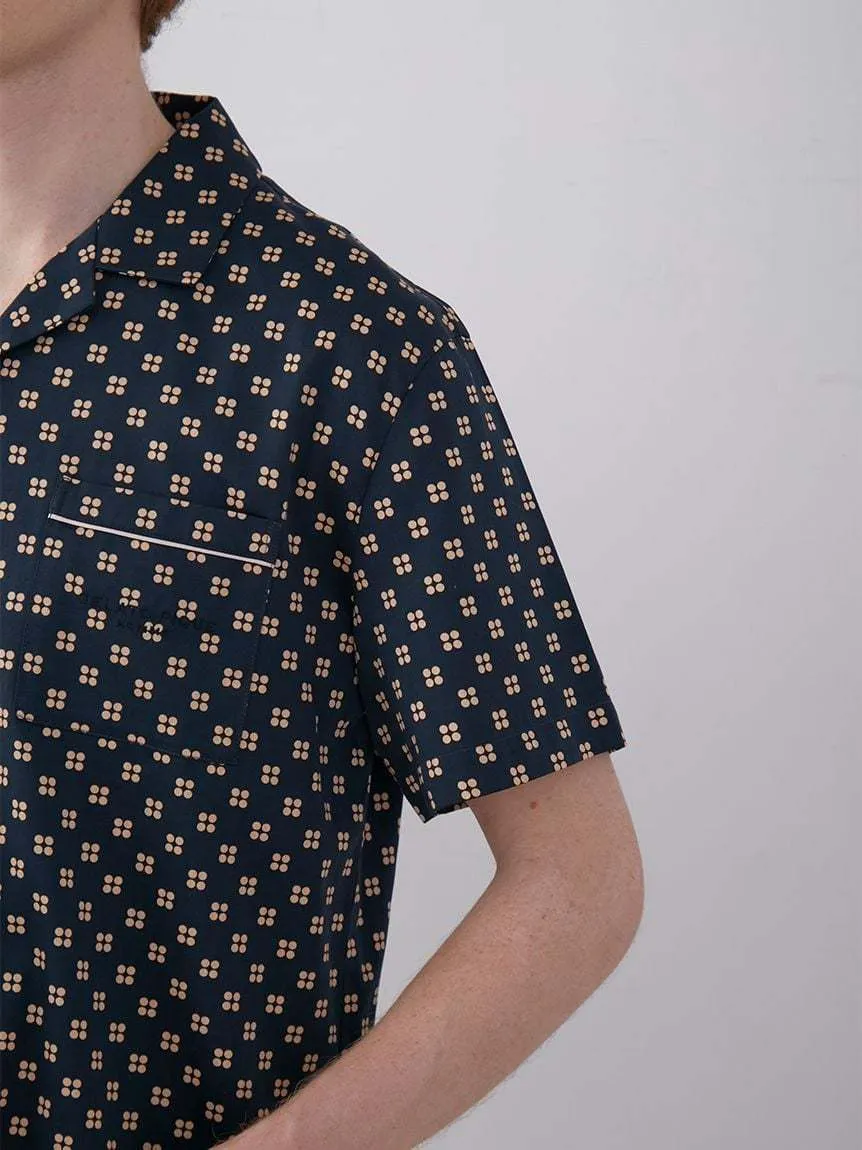 gelato pique  |Dots Cotton Short Sleeves Logo Shirts