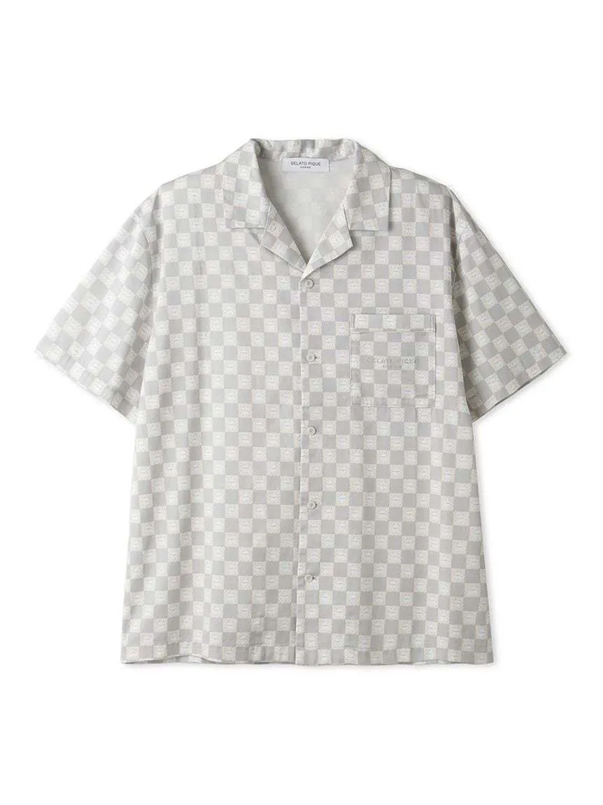 gelato pique  |Dots Cotton Short Sleeves Logo Shirts