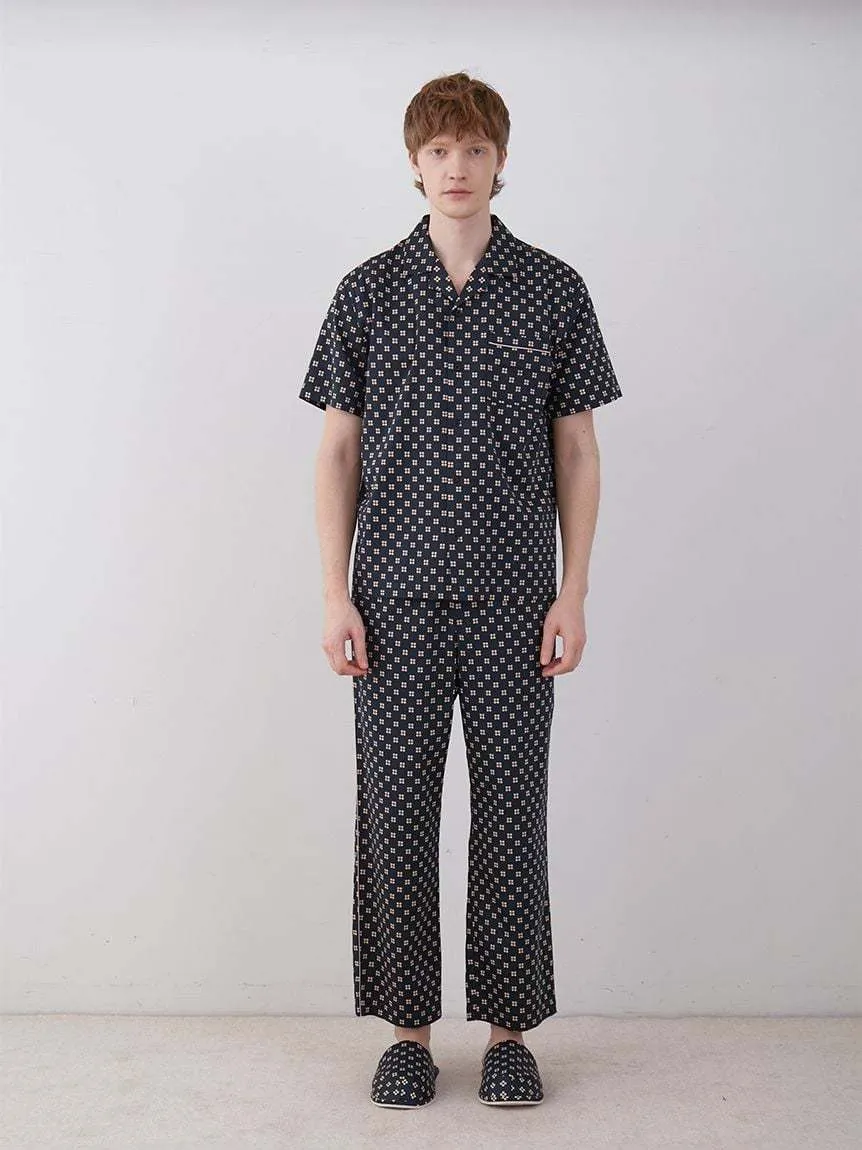 gelato pique  |Dots Cotton Short Sleeves Logo Shirts