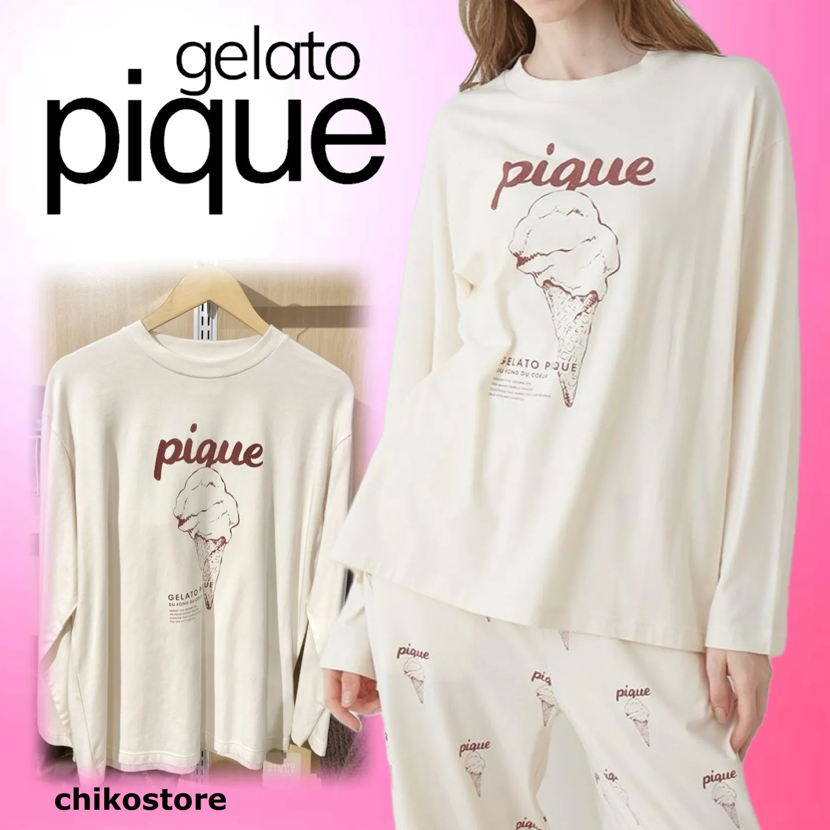 gelato pique  |Unisex Logo Icy Color T-Shirts