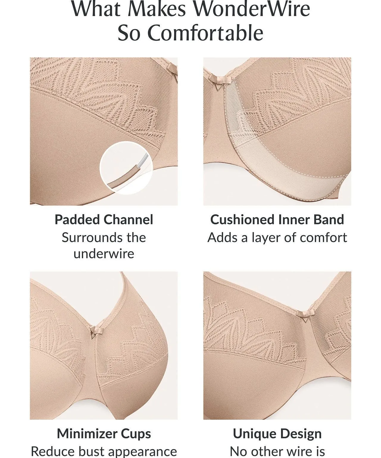 Glamorise WonderWire Minimiser Bra