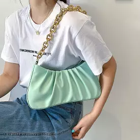 Gold Chain Cloud Bag