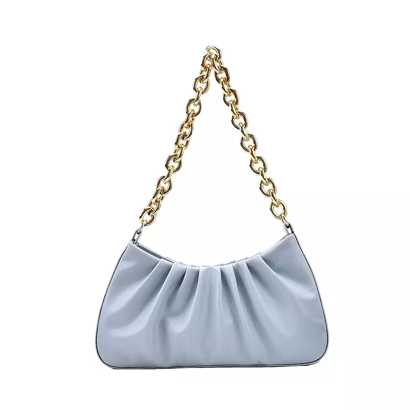 Gold Chain Cloud Bag