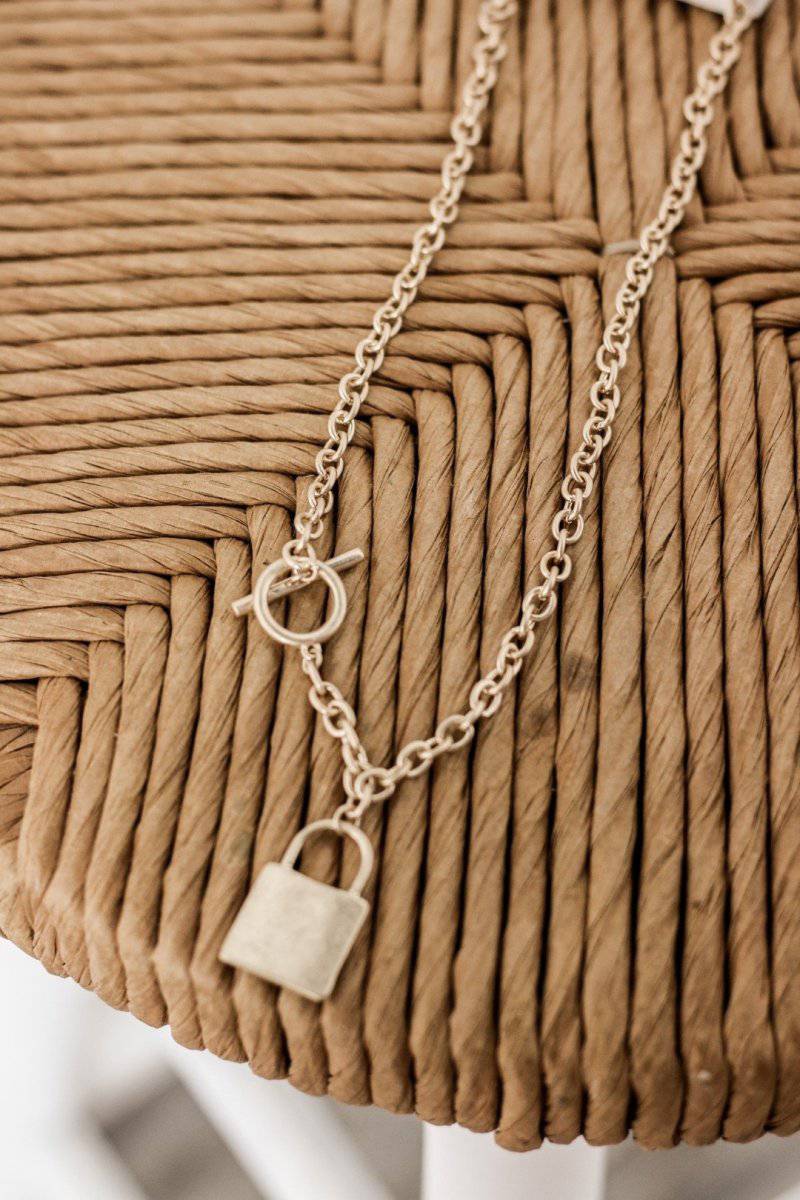 Gold Chain Locket Necklace