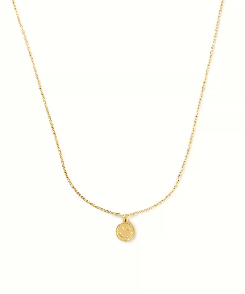 Golden Smile Necklace - Gold