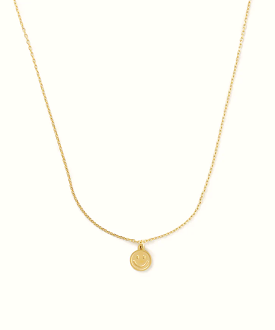 Golden Smile Necklace - Gold