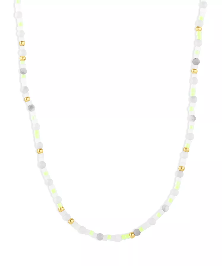 Gorjana Poppy Gem Necklace - Howlite