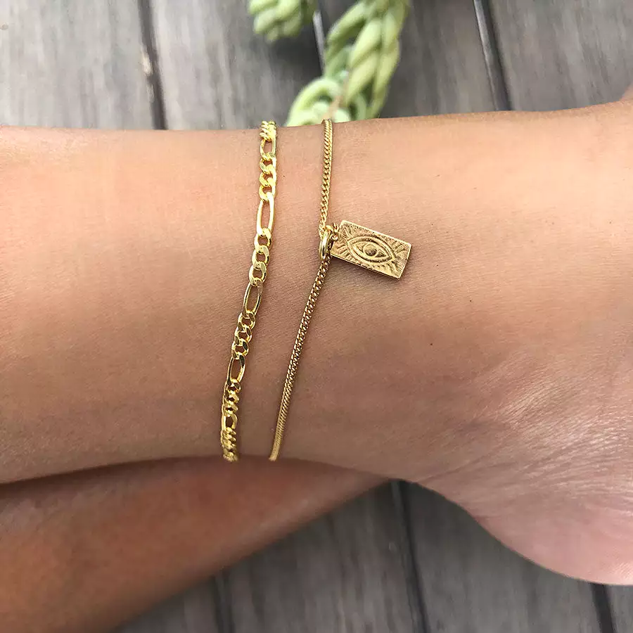 Grecian Anklet, Gold