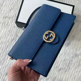 Gucci Interlocking GG Wallet On Chain Bag