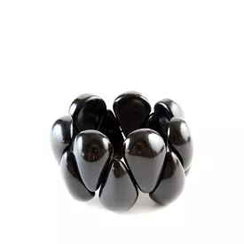 Handmade Tagua Bracelet in Black