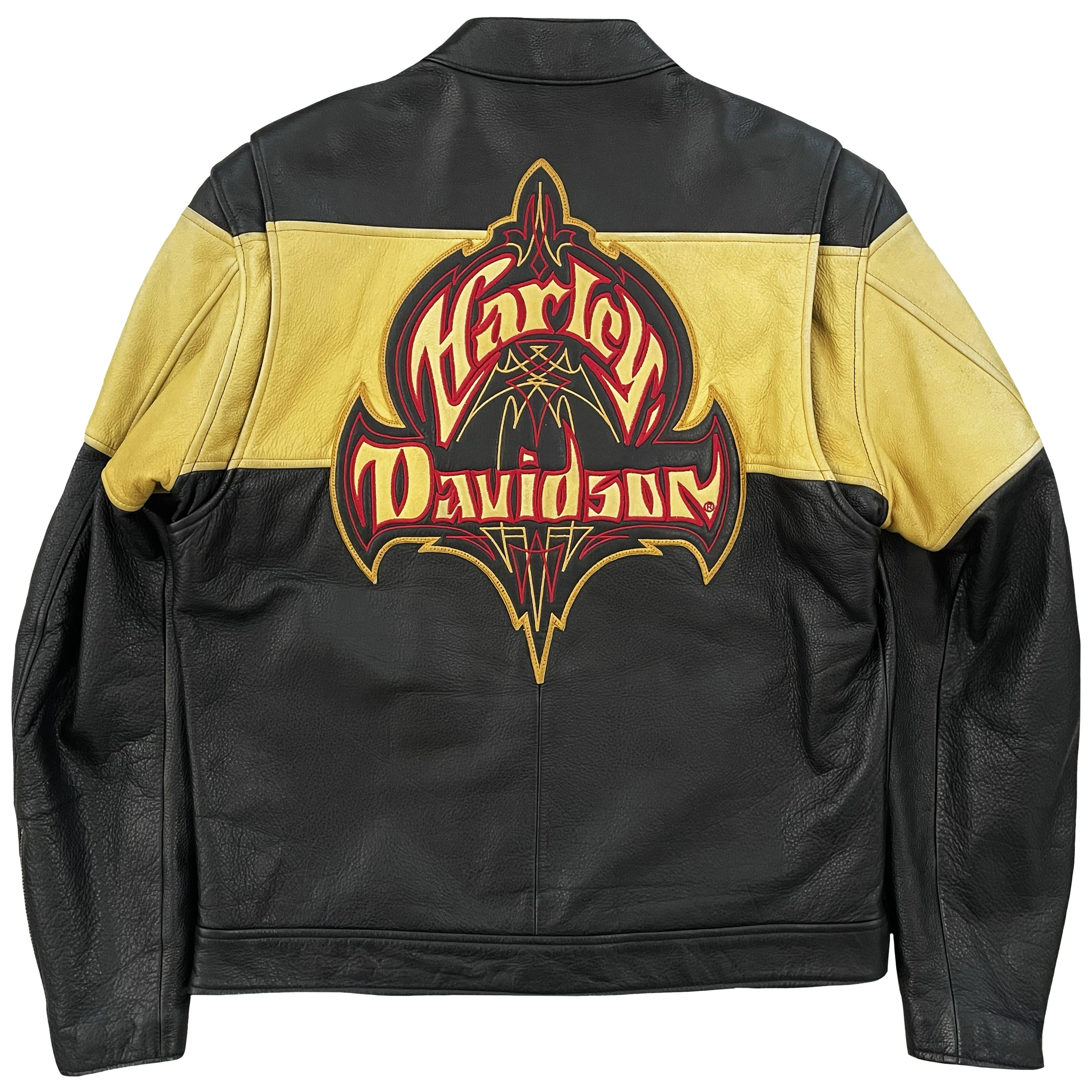 Harley Davidson Leather Racer Jacket - M