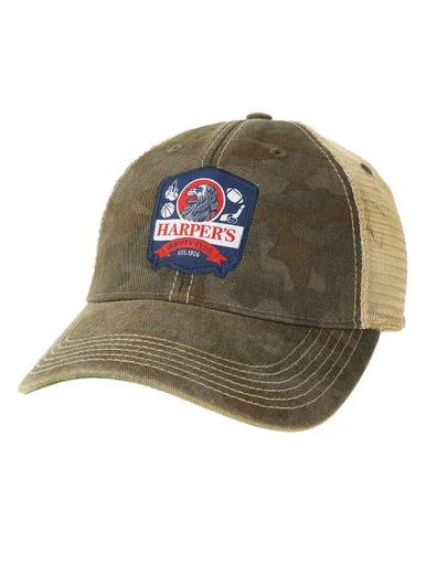 Harper's Varsity Club Trucker Hat | Old Favorite Camo