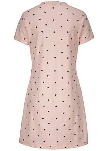 Heart Print Nightgown by LASCANA | Look Again