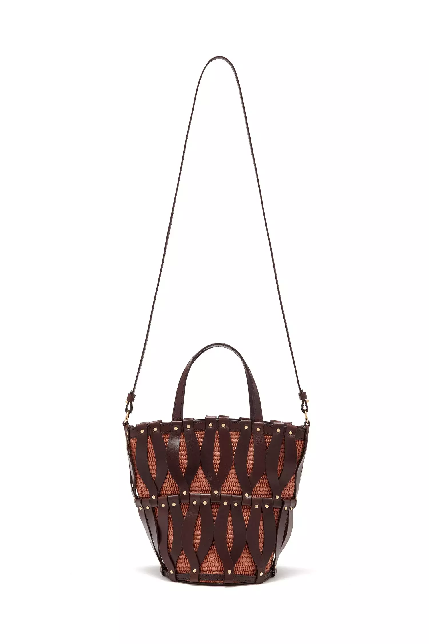 Indra Mini Tote - Chocolate/Henna