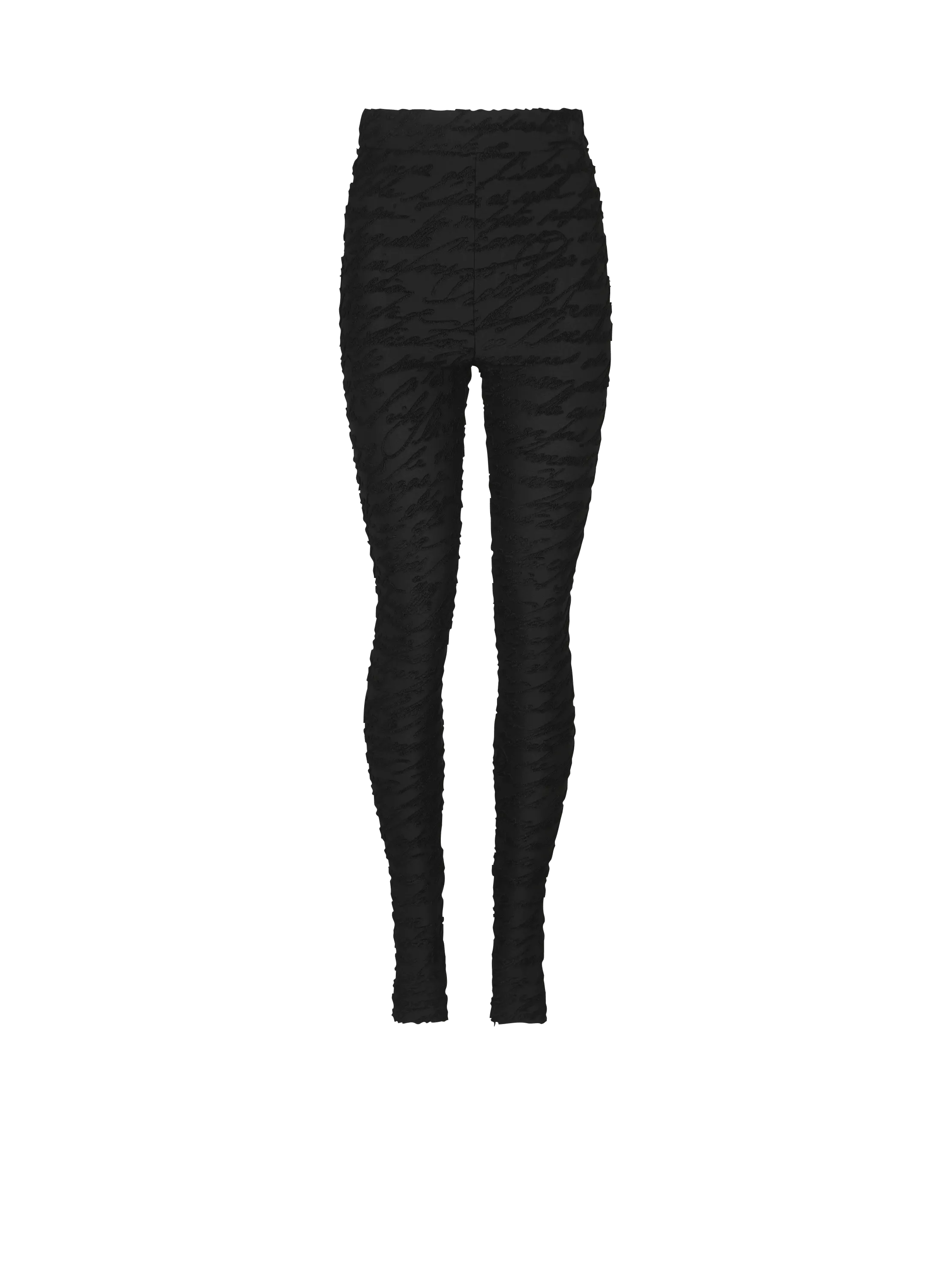 Jacquard knit leggings with 