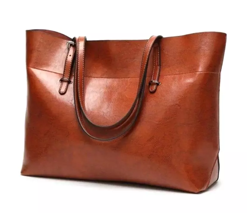 Jane Leather Tote Bag