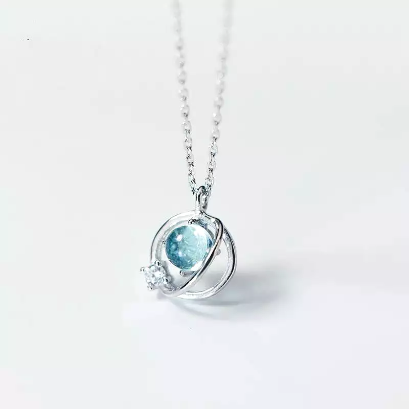 JAPANESE SWEET BLUE UNIVERSAL NECKLACE BY8088