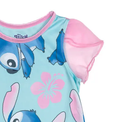 JCPenney Disney Collection Toddler Girls Stitch Short Sleeve Nightgown