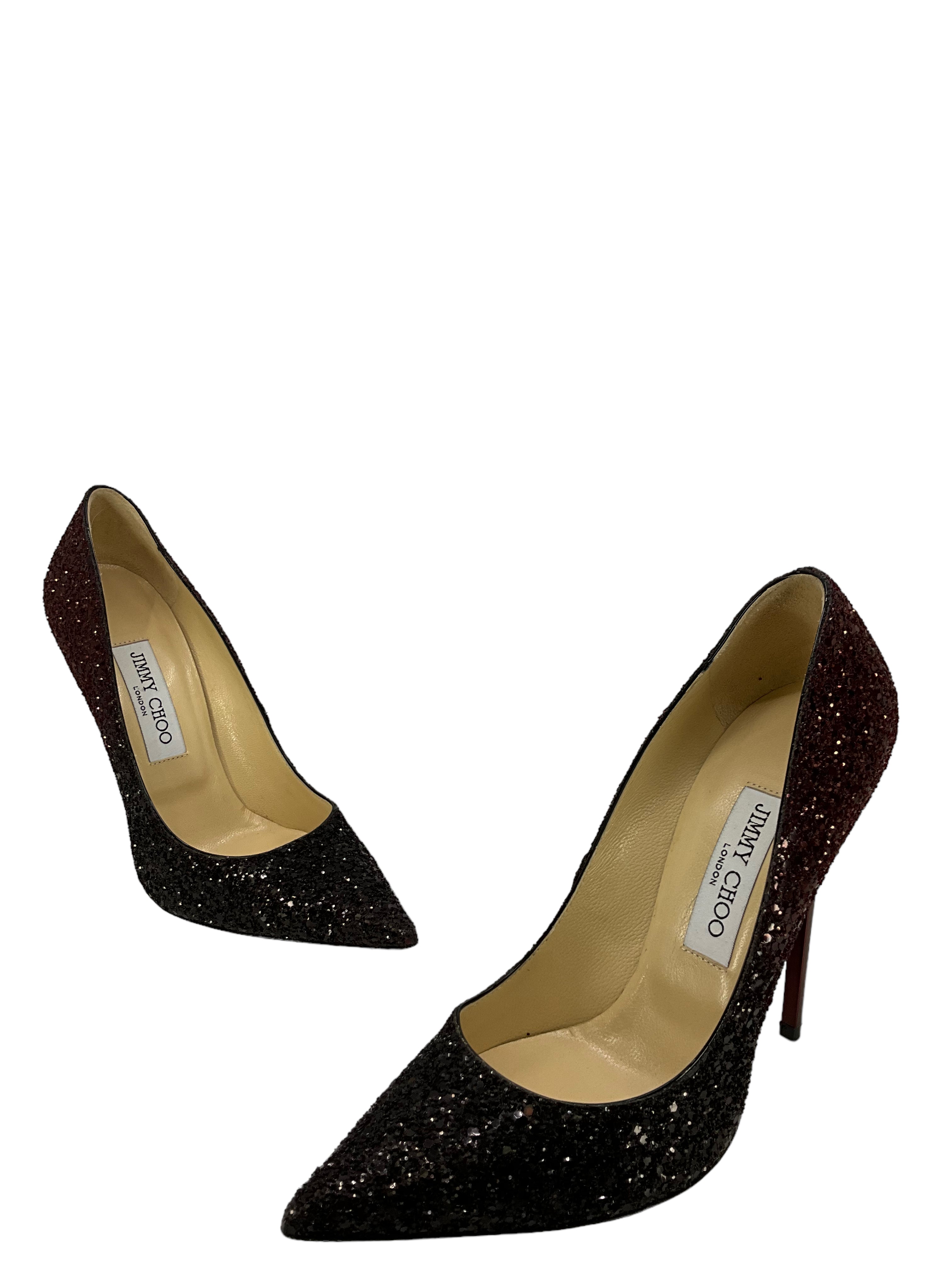 Jimmy Choo Ombre Crystal Pumps Size 7.5