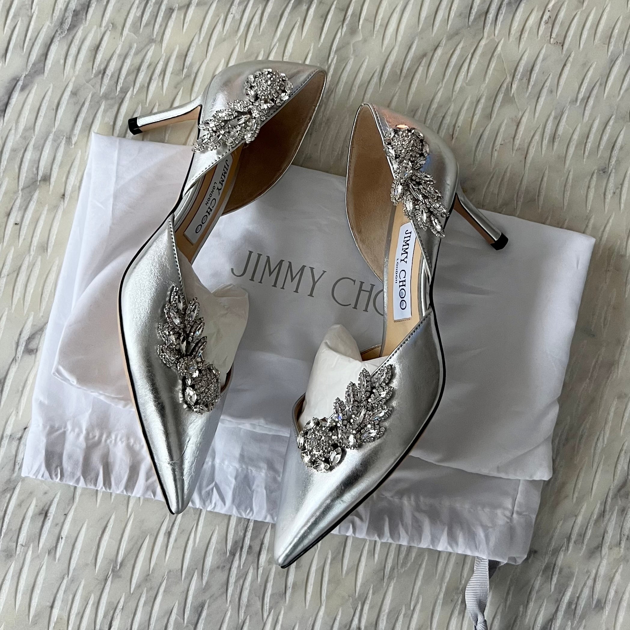 Jimmy Choo Teja 60 Crystal Heels