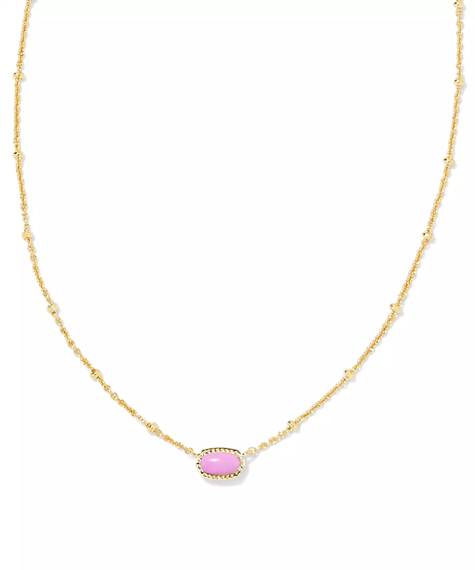 Kendra Scott Baby Elisa Satellite Short Pendant Necklace - Fuchsia, Turquoise, Pink, Mint OR Ivory