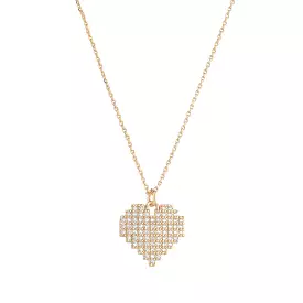 KNIGHT & DAY - Gold Cut Out Heart