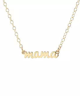 Kris Nations Mama Charm Necklace - Gold