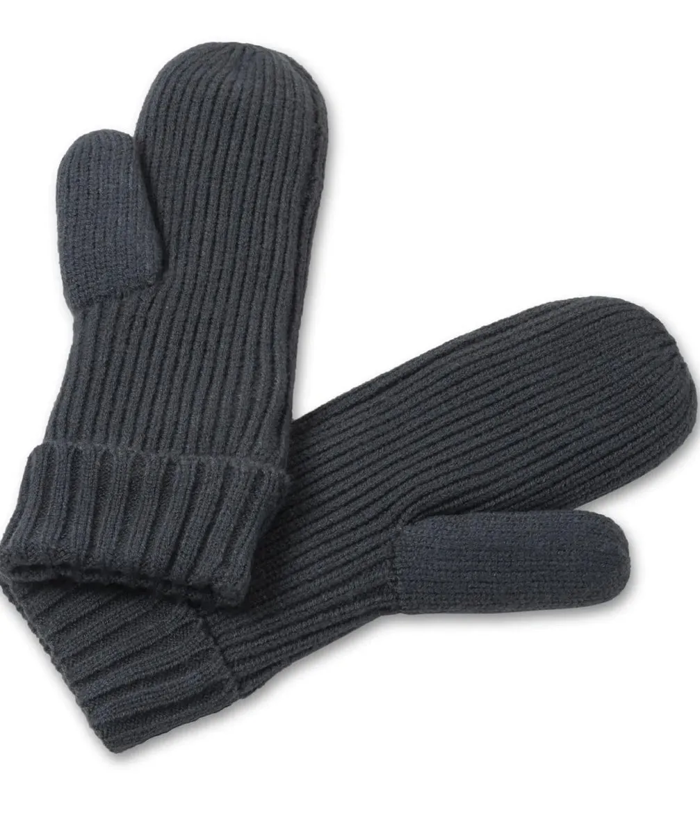 LEMON MICHIGAN RIBBED LINED MITTENS