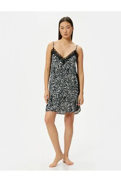 Leopard Patterned Nightgown