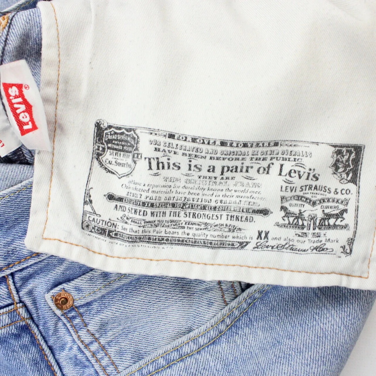 LEVIS 501 Jeans Light Blue | W32 L30