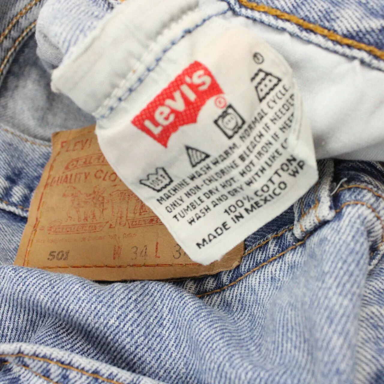 LEVIS 501 Jeans Light Blue | W34 L32