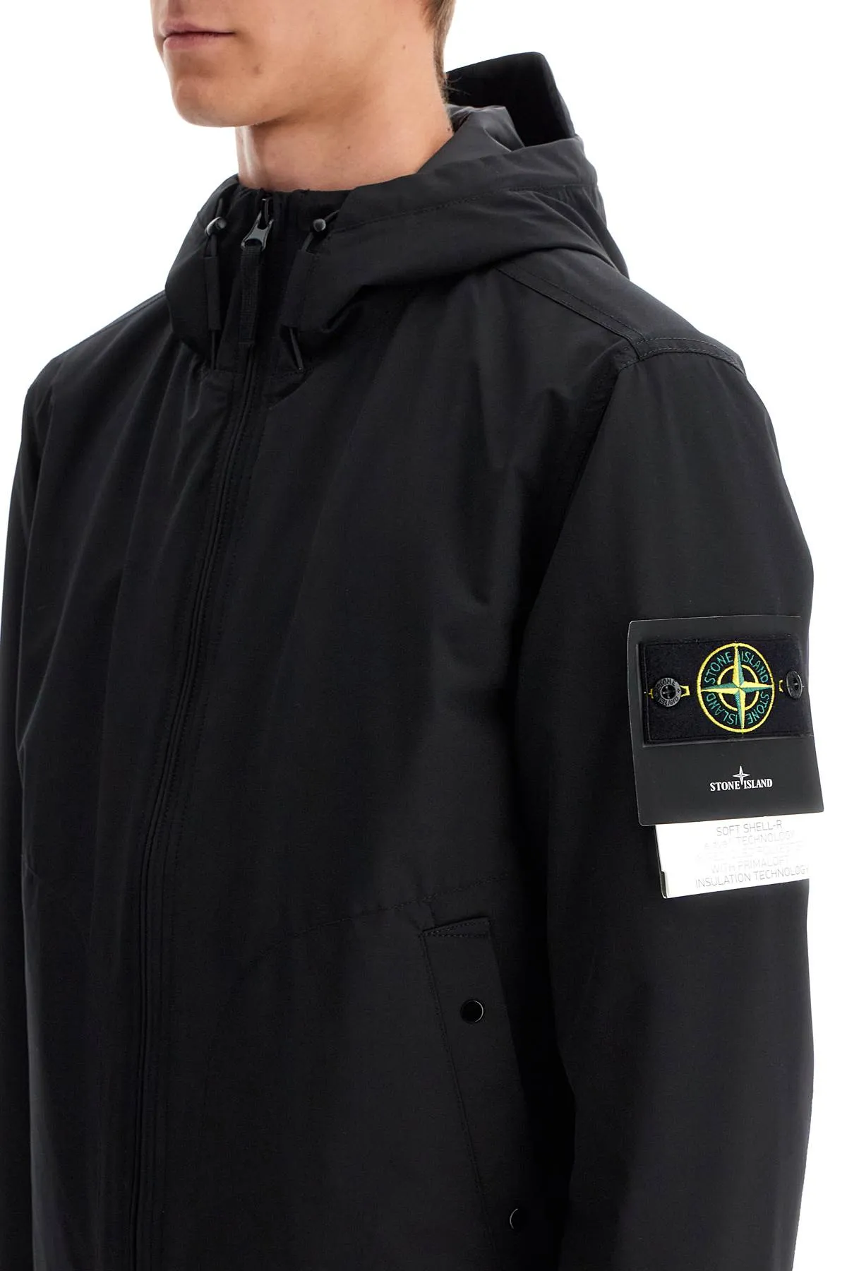 light soft shell-r hooded jacket 811540627 NERO