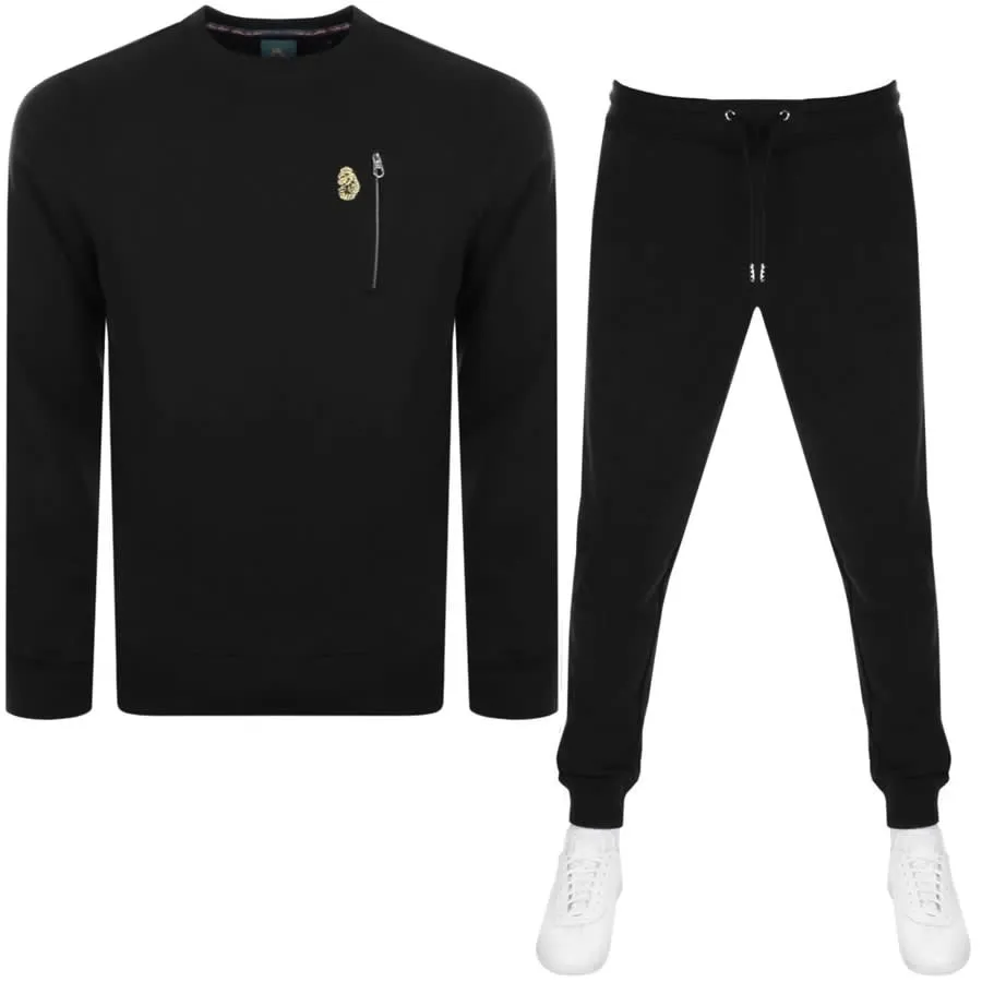 Luke 1977  Paris And Rome Tracksuit Black