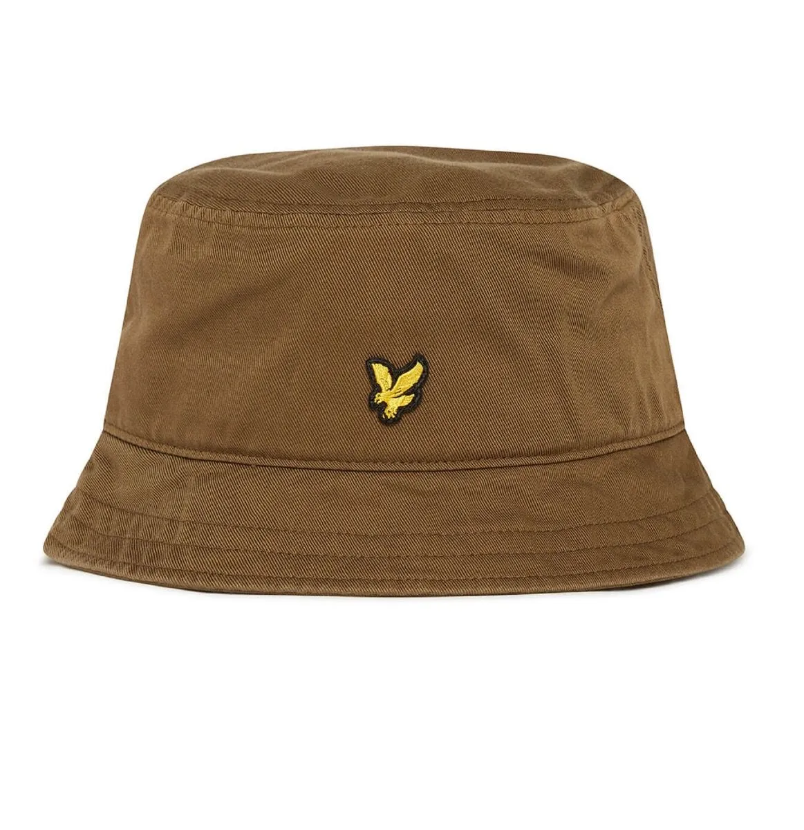 Lyle & Scott Cotton Twill Bucket Hat Olive