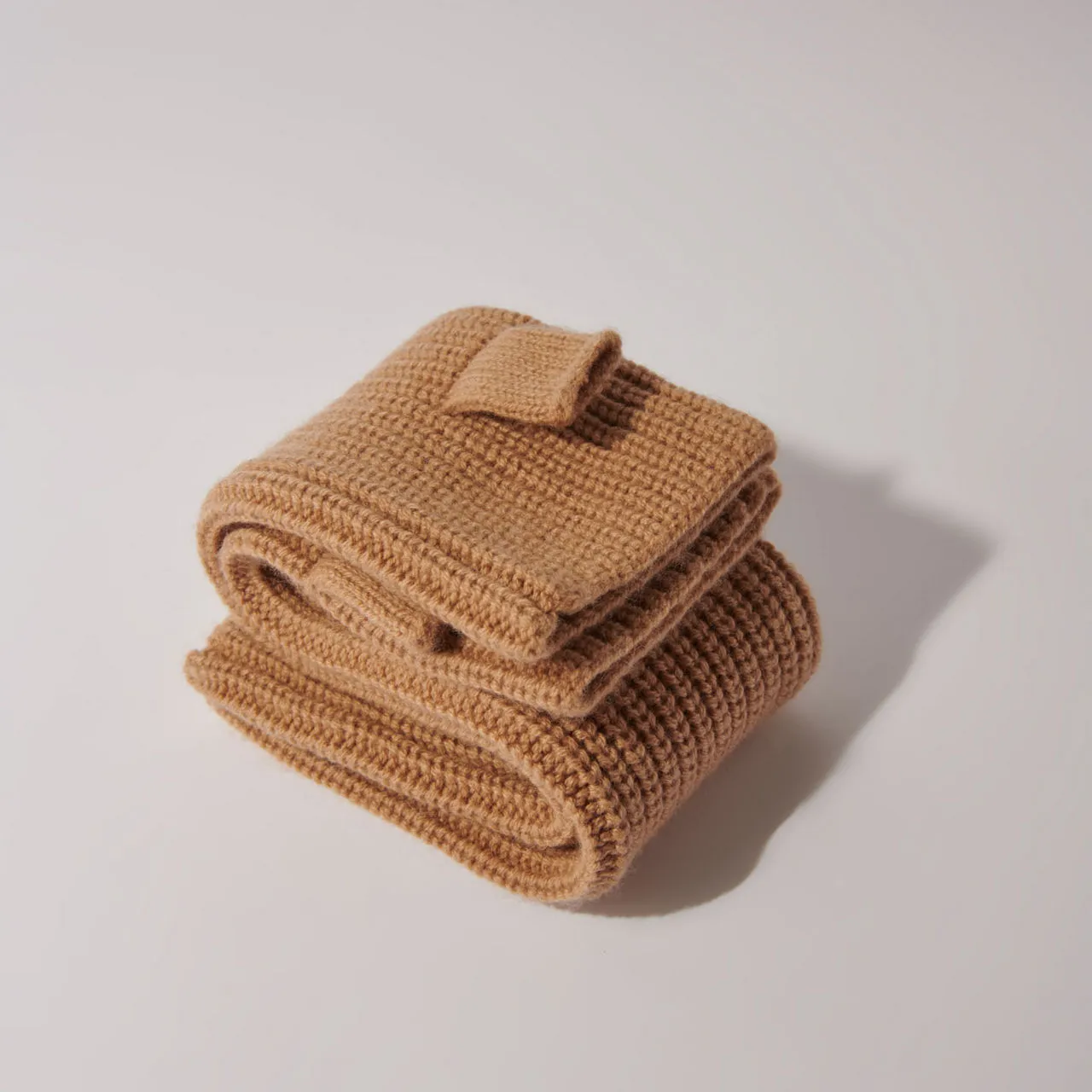 MAJE Long Wool Mittens - CAMEL