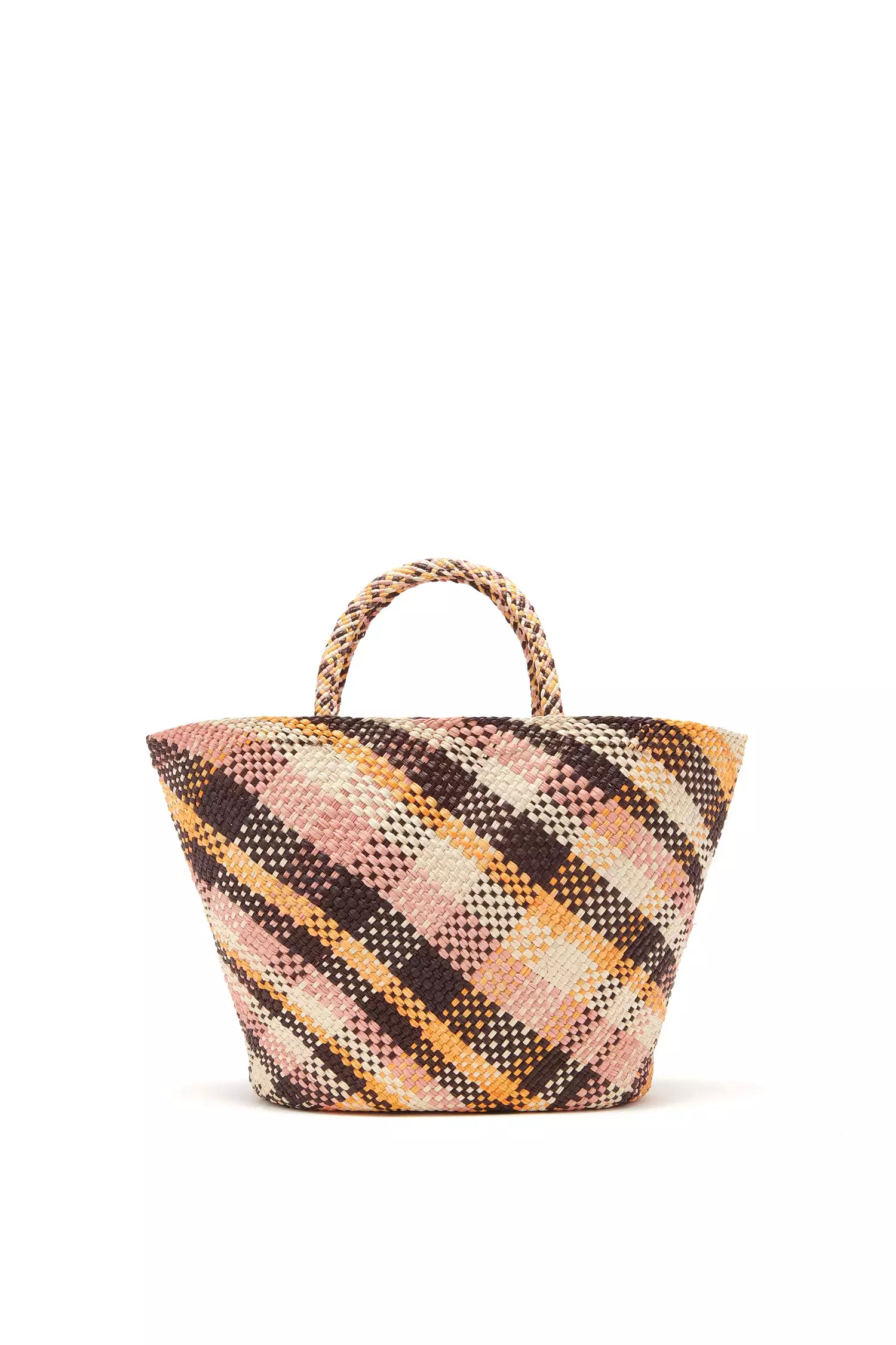 Mariana Small Basket Tote - Madras