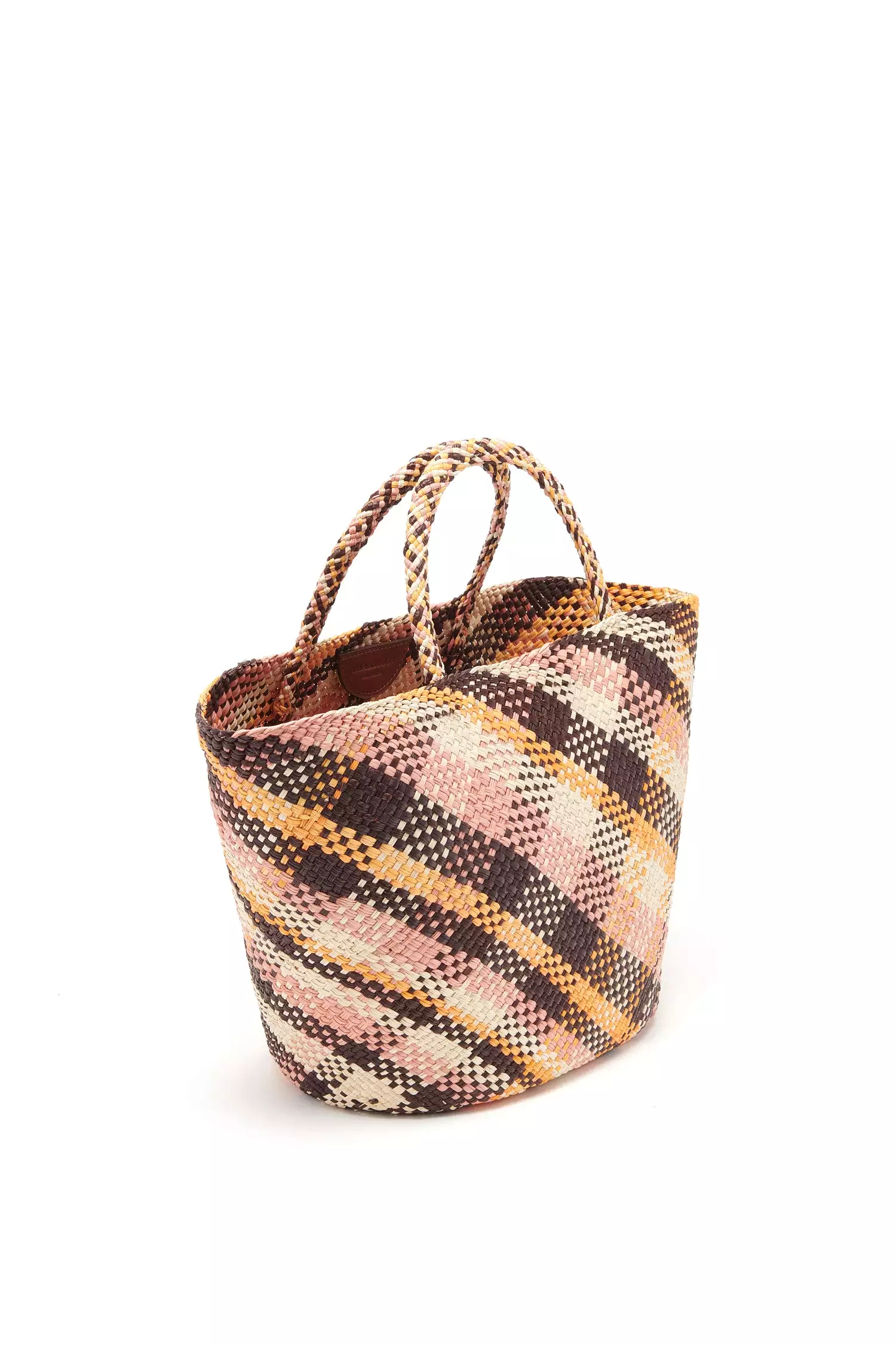 Mariana Small Basket Tote - Madras