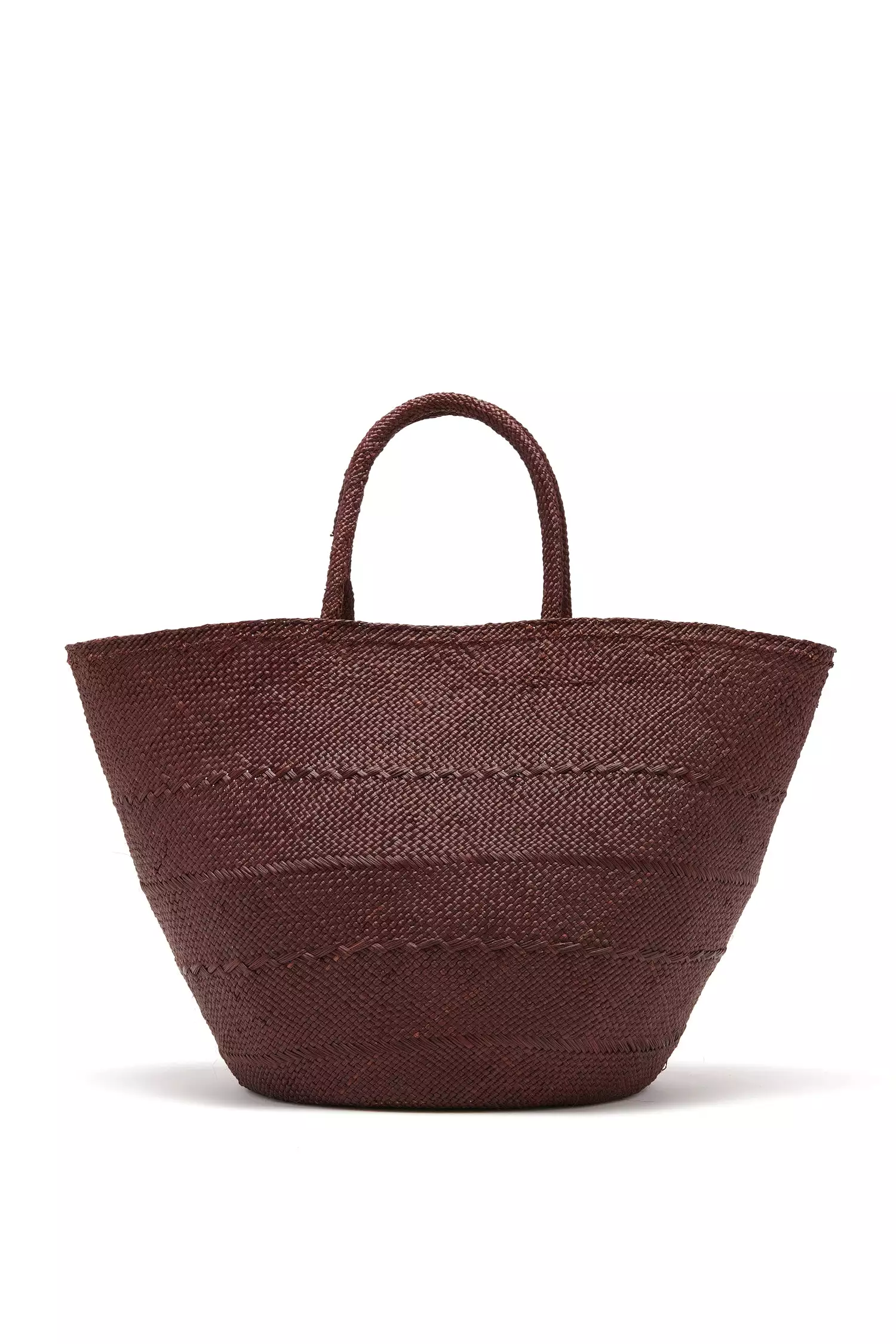 Marta Large Basket Tote - Chocolate