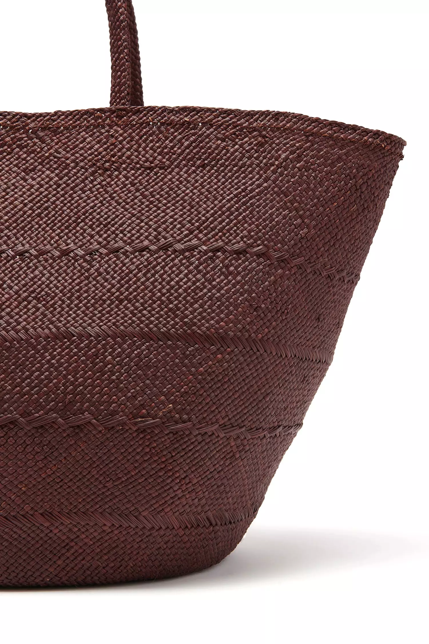 Marta Large Basket Tote - Chocolate