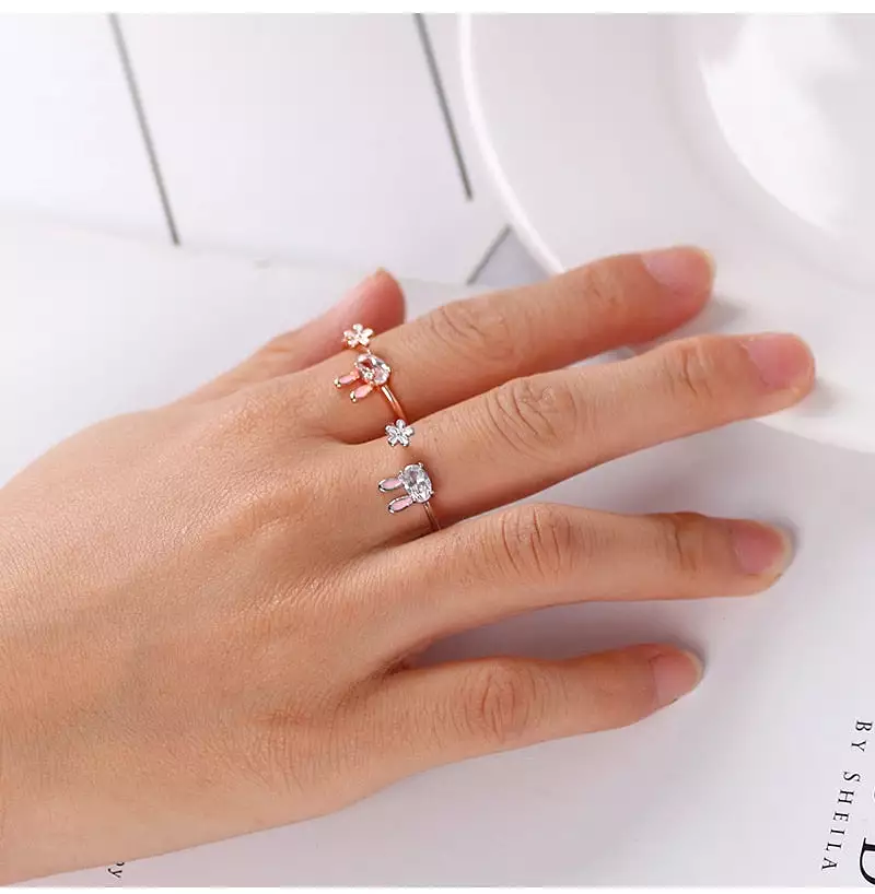 Matching Bunny Rabbit Ring W486