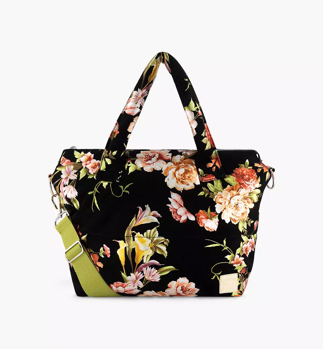 Maximilian Dance Tote in Printed Suede | An Ode to Flowers