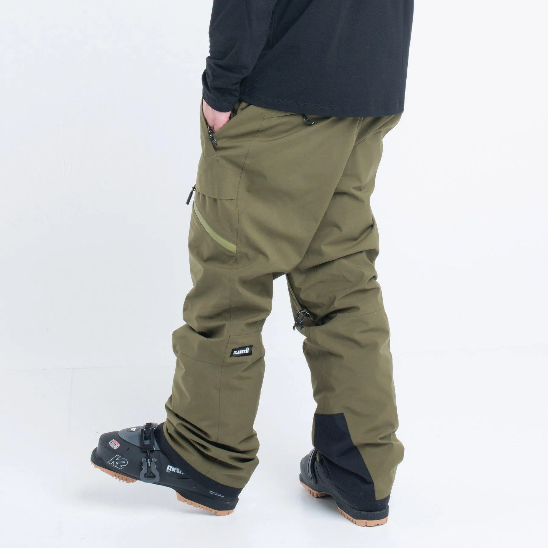 Men's Good Times Insulated Ski Pant - Green | Ski-pants and Salopettes