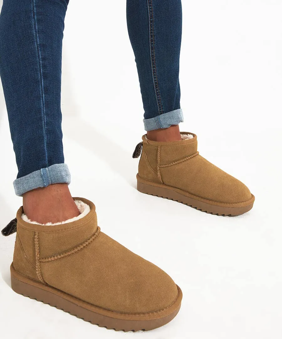 Mini Snug Suede Boots