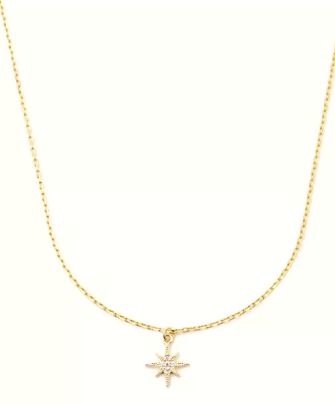 Mini Starburst Necklace - Gold