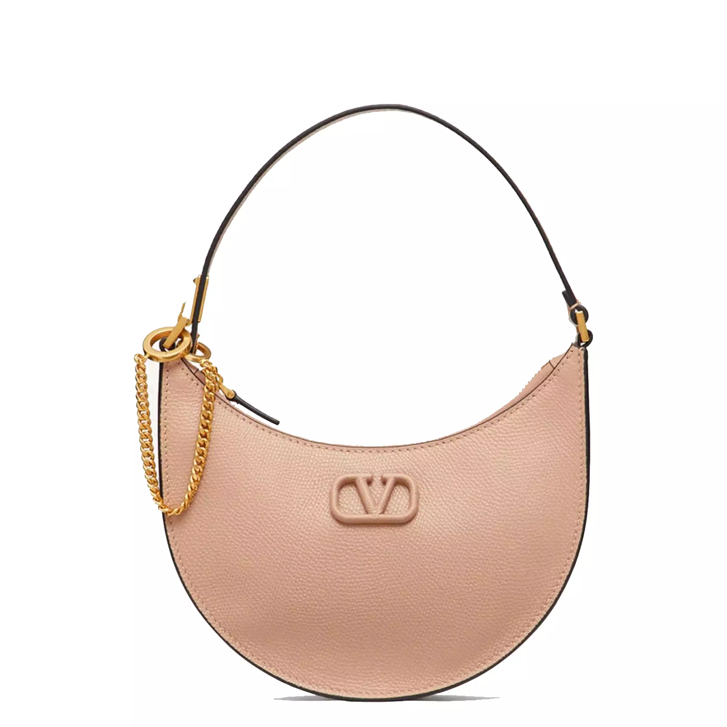 Mini Vlogo Hobo Bag, Rose