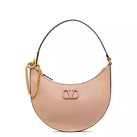 Mini Vlogo Hobo Bag, Rose